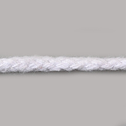 木綿糸  ピグテール  ラウンド  ホワイト  5mm&nbsp;LS-OCOR-TAC0016-01K