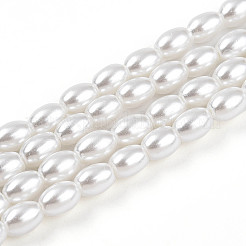 Baking Paint Pearlized Glass Pearl Bead Strands&nbsp;X-HY-T002-01C-01