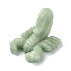 Natural Green Aventurine Carved Healing Scorpion Figurines&nbsp;DJEW-M008-01E