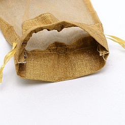 Burlap Packing Pouches Drawstring Bag&nbsp;ABAG-TAC0006-01A