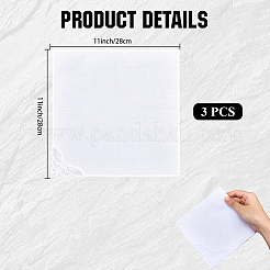 3Pcs Cotton Handkerchief&nbsp;AJEW-CP0010-02A