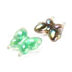 Luminous UV Plating Rainbow Iridescent Acrylic Beads&nbsp;OACR-F006-03