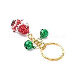 Santa Claus Glass Keychains&nbsp;KEYC-MZ00054