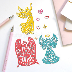 Angel Theme Carbon Steel Cutting Dies Stencils&nbsp;DIY-WH0309-4385
