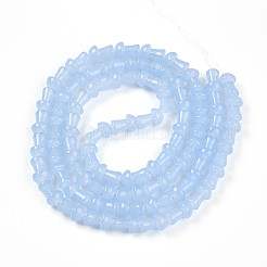 Baking Paint Glass Beads Strands&nbsp;DGLA-N007-01G
