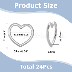 24Pcs Zinc Alloy Spring Gate Clasps&nbsp;FIND-HS0001-40P