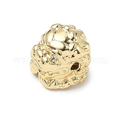 Brass Micro Pave Cubic Zirconia Beads&nbsp;ZIRC-I356-45G