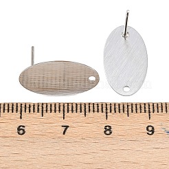 316 Stainless Steel Stud Earring Findings&nbsp;STAS-D389-01P