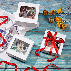 Square Foldable Creative Cardboard Box&nbsp;CON-WH0086-17A-01