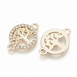Alloy Rhinestone Links connectors&nbsp;ALRI-Q235-016KC