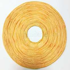ペーパーランタン紙提灯  ラウンド  ゴールド  25cm&nbsp;AJEW-WH0004-25cm-07