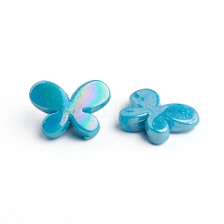 ABカラーメッキアクリルビーズ  蝶  ミックスカラー  13x17.5x4.5mm  穴：1.5mm  約820個/500g&nbsp;PACR-R197-M