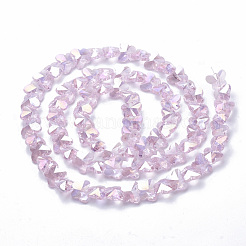 Electroplate Glass Beads&nbsp;EGLA-Q091-14mm-B17