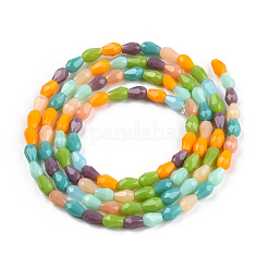 Opaque Solid Color Glass Beads Strands&nbsp;GLAA-N052-02-A13