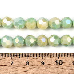 Anti-Tarnish Electroplate Glass Beads Strands&nbsp;EGLA-T021-8mm-15-12