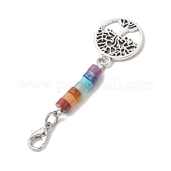 Alloy Tree of Life Pendant Decorations&nbsp;HJEW-JM02062-05