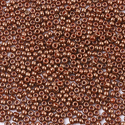TOHOラウンドシードビーズ  11/0  日本製シードビーズ  （1707)つの金色の大理石のオレンジ  11/0  2x1.5mm  穴：0.5mm  約20000個/袋  100 G /袋&nbsp;SEED-R049-1707