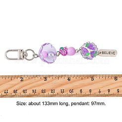 Handmade Polymer Clay & Acrylic & Resin & Glass Pendant Decorations&nbsp;KEYC-FS00037-04