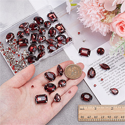 156Pcs 7 Styles Sew on Rhinestone&nbsp;DIY-SP0007-30E