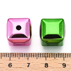 UV Plating Oapque Acrylic  Beads&nbsp;X-PACR-T017-08
