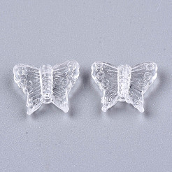 透明なアクリルビーズ  蝶  透明  13.5x15x5mm  穴：1.6mm  約1011個/392g&nbsp;LS-MACR-T036-10