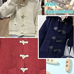 160Pcs 16 Styles Natural Wood Buttons&nbsp;FIND-CJ0004-42