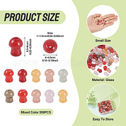 500Pcs Glass Seed Beads&nbsp;SEED-TA0001-52B