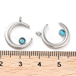 304 Stainless Steel Pendants&nbsp;STAS-L022-380G-01