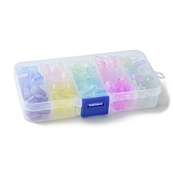 9 Colors Transparent Acrylic Beads Caps&nbsp;OACR-FS0001-72