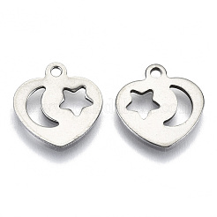 Non-Tarnish 201 Stainless Steel Charms&nbsp;STAS-R116-009