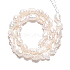 Natural Cultured Freshwater Pearl Beads Strands&nbsp;PEAR-N014-03H-01