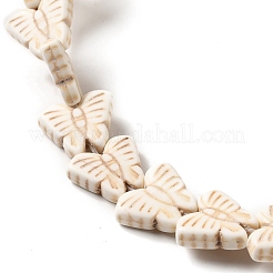 Synthetic Turquoise Dyed Beads Strands&nbsp;X-G-E594-15