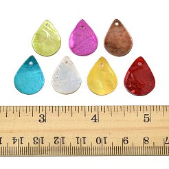 56Pcs 7 Colors Spray Painted Natural Akoya Shell Pendants&nbsp;BSHE-FS0001-09