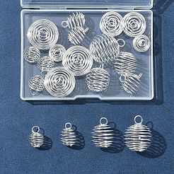 20Pcs 4 Styles Iron Wire Pendants&nbsp;FIND-FS0003-39