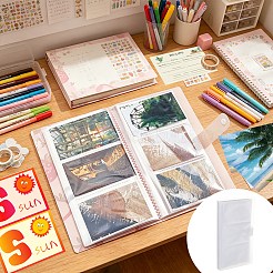 3 Inch 240-Pocket Strawberry Plastic Photocard Storage Albums with Press Stud&nbsp;AJEW-WH0752-817B