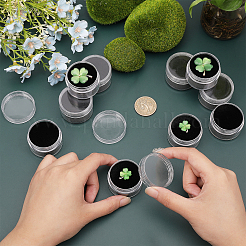 Round Jewelry Plastic Loose Diamond Storage Box&nbsp;LS-CON-WH0094-29