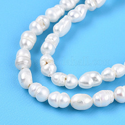 Natural Cultured Freshwater Pearl Beads Strands&nbsp;PEAR-N012-02N