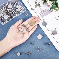 56Pcs 4 Style 304 Stainless Steel Leverback Earring Findings&nbsp;STAS-UN0025-61