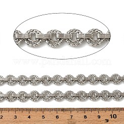 Brass Twisted Ring Link Chains&nbsp;CHC-NH0001-01P