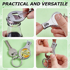 60Pcs Iron & Resin Nail Clipper Keychain&nbsp;MRMJ-WA0001-10A
