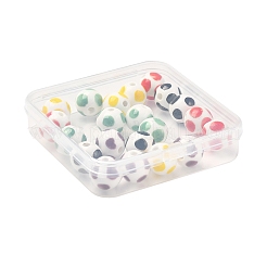 20Pcs 5 Colors Handmade Porcelain Beads&nbsp;PORC-FS0001-19