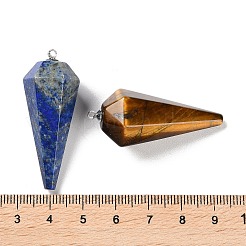 Natural & Synthetic Mixed Gemstone Pendants&nbsp;G-G104-06