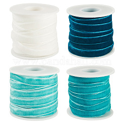 40 Yards 4 Colors Single Face Velvet Ribbon&nbsp;SRIB-TA0001-33B