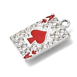 Alloy Rhinestone Pendants&nbsp;FIDN-B067-02A-P