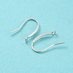 925純銀フープピアスパーツ  銀  16x2mm  穴：1.4mm  ピン：0.7mm&nbsp;STER-H107-09S