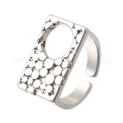 Brass Cuff Open Rings for Women&nbsp;RJEW-F215-10P