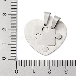 201 Stainless Steel Split Pendants&nbsp;STAS-Q342-30P