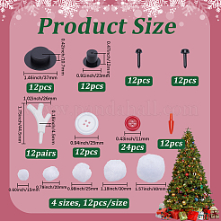 DIY Christmas Snowman Findings Kits&nbsp;DIY-SP0006-31