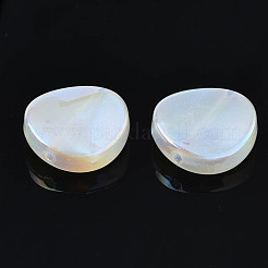 Rainbow Iridescent Plating Acrylic Beads&nbsp;PACR-S221-003