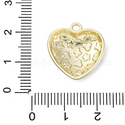 合金エナメルチャーム  ゴールドカラー  ハートチャーム  ブラック  19.5x18x4.5mm  穴：1.8mm&nbsp;LS-ENAM-F152-02G-02